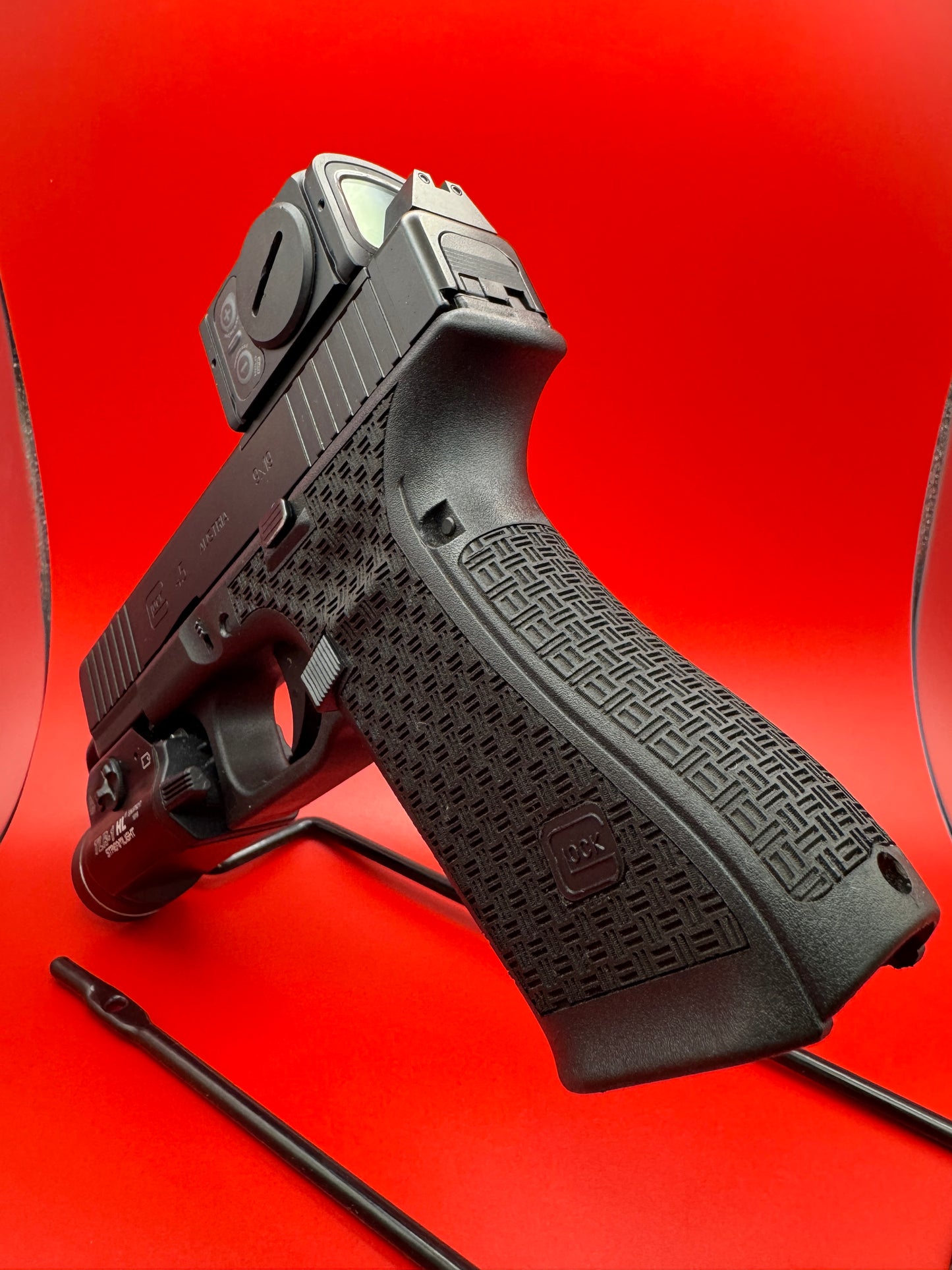 Glock Frame Laser Stippling