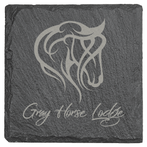 4x4 Square Slate Coaster
